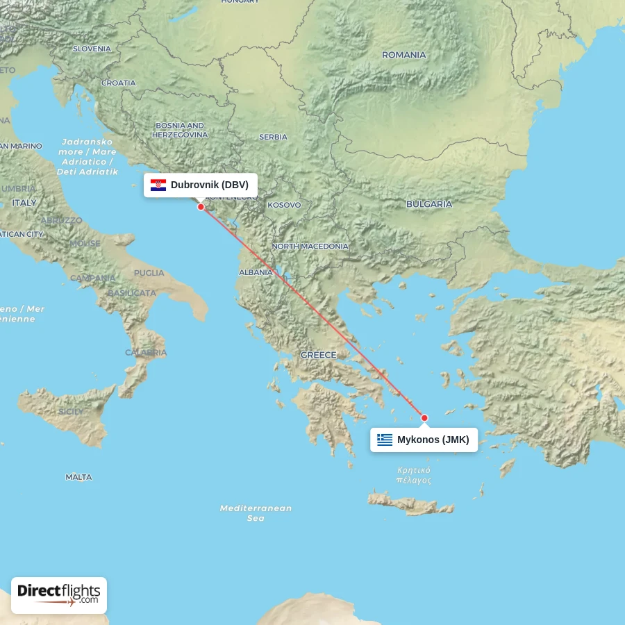 JMK - DBV route map