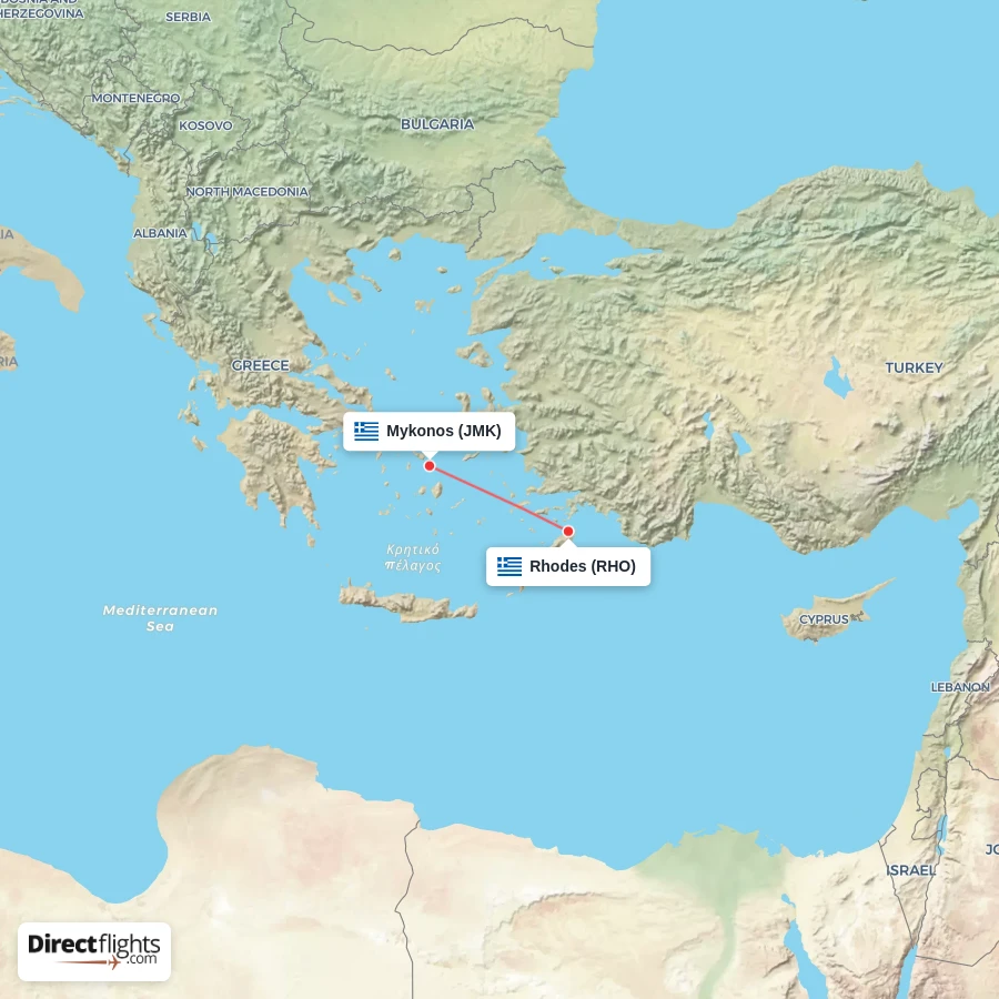 JMK - RHO route map