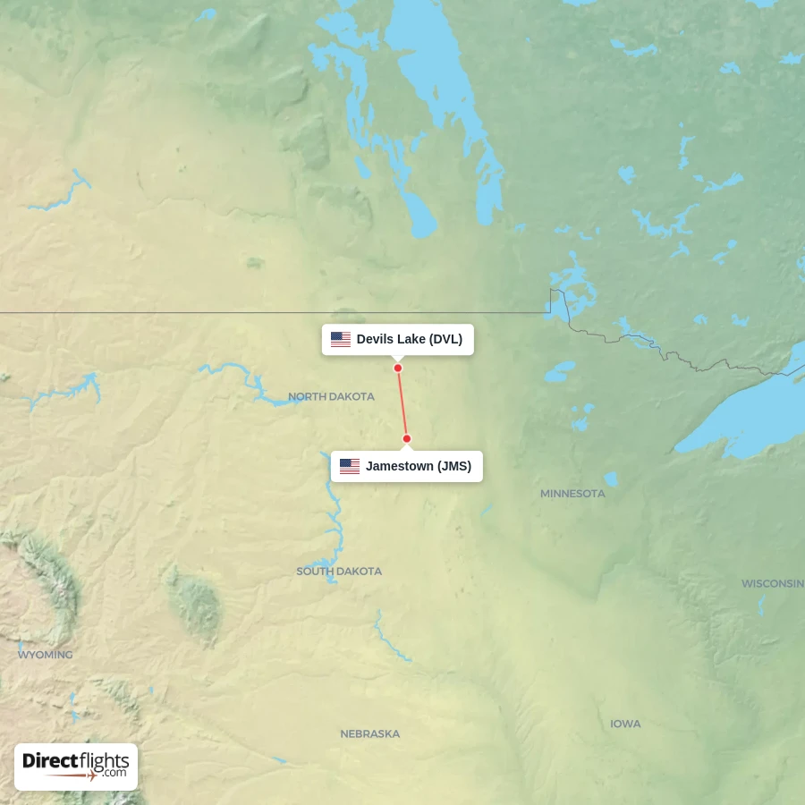 JMS - DVL route map