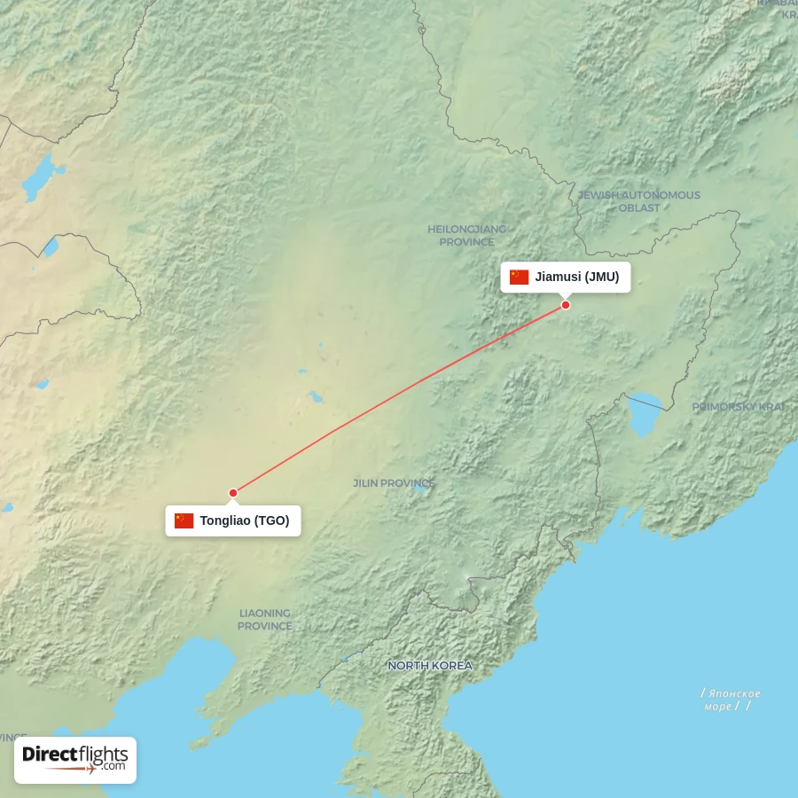 JMU - TGO route map