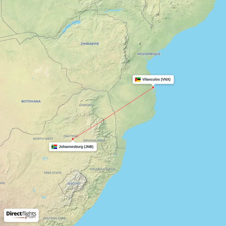 JNB - VNX route map