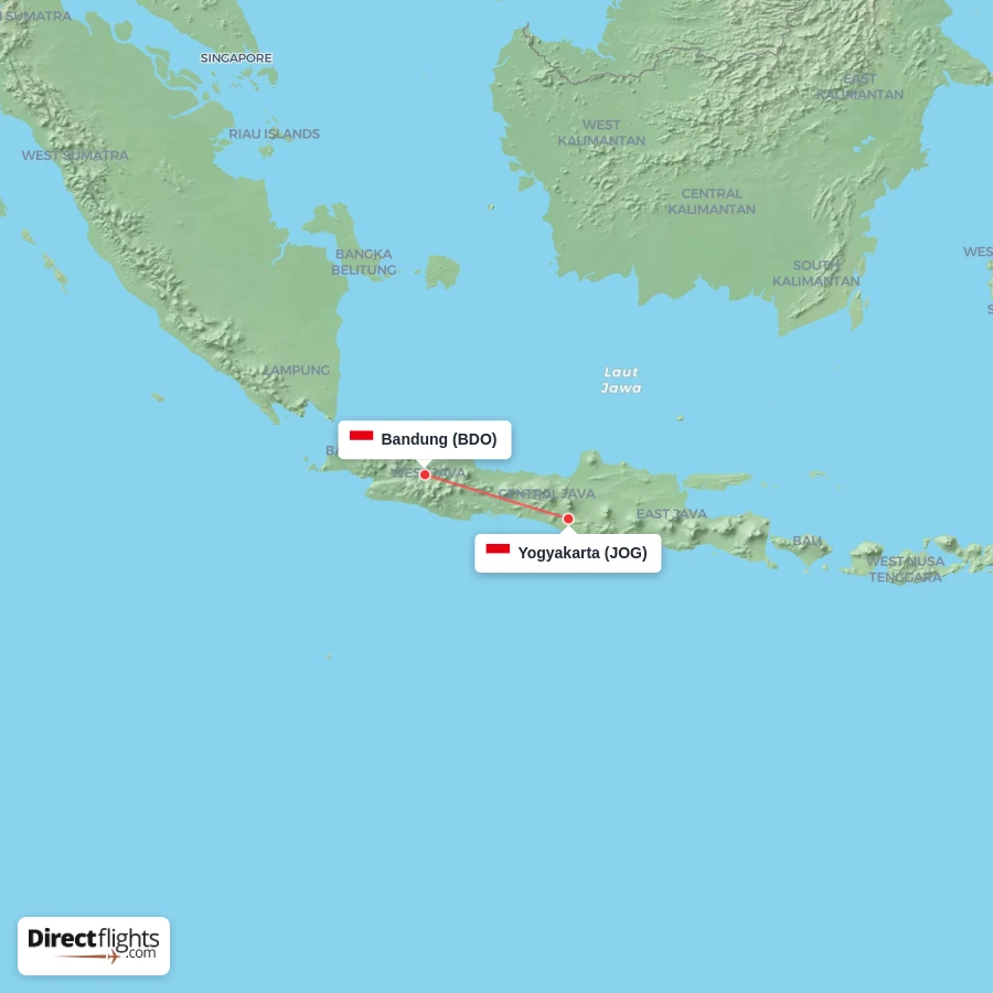 JOG - BDO route map