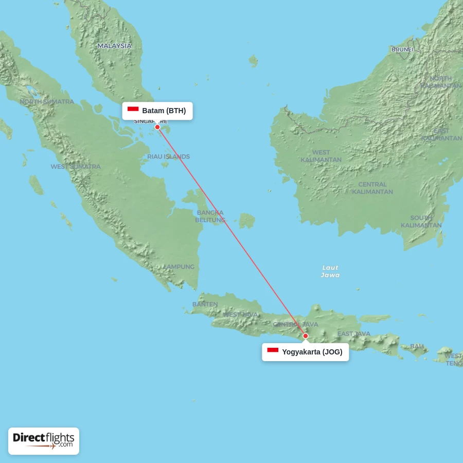 JOG - BTH route map