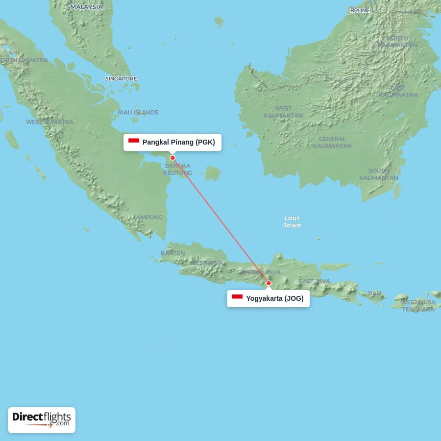 JOG - PGK route map