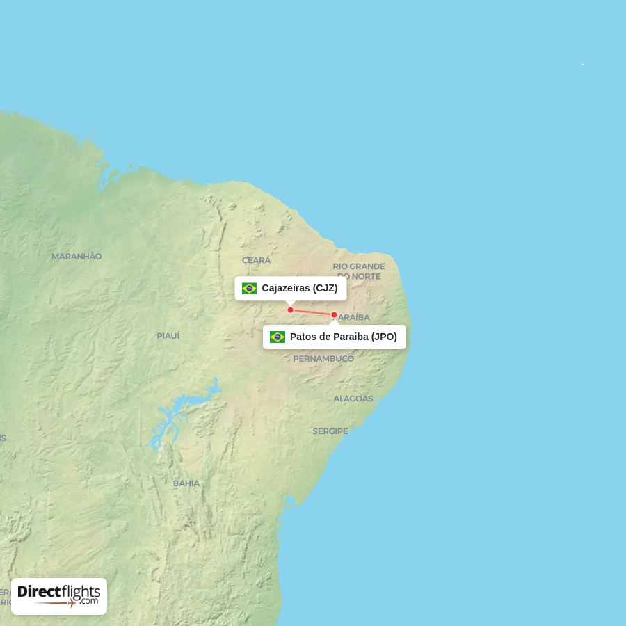 JPO - CJZ route map