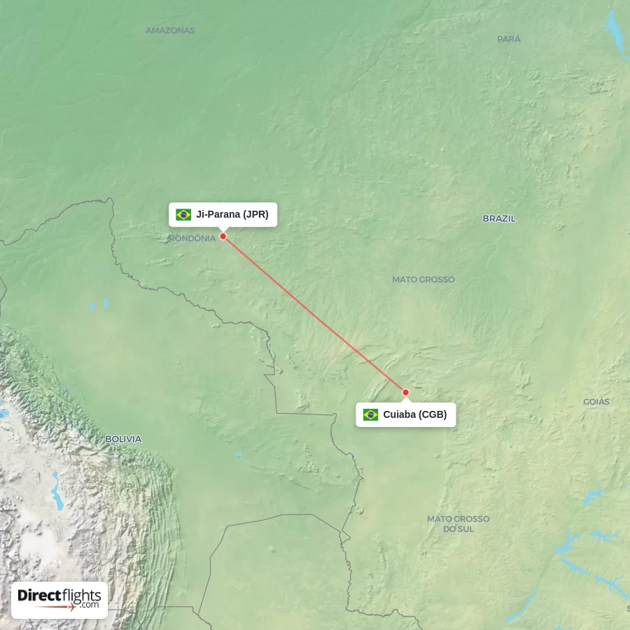 JPR - CGB route map