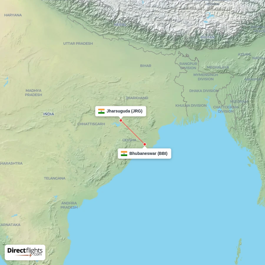 JRG - BBI route map