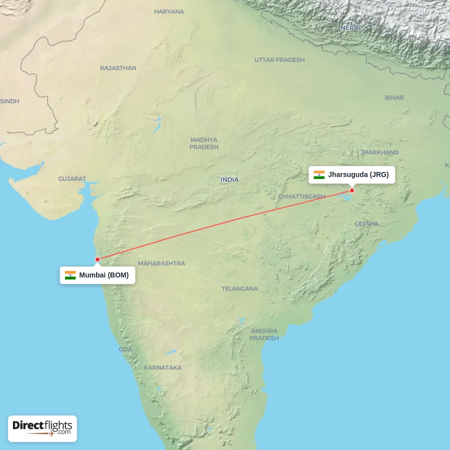 JRG - BOM route map