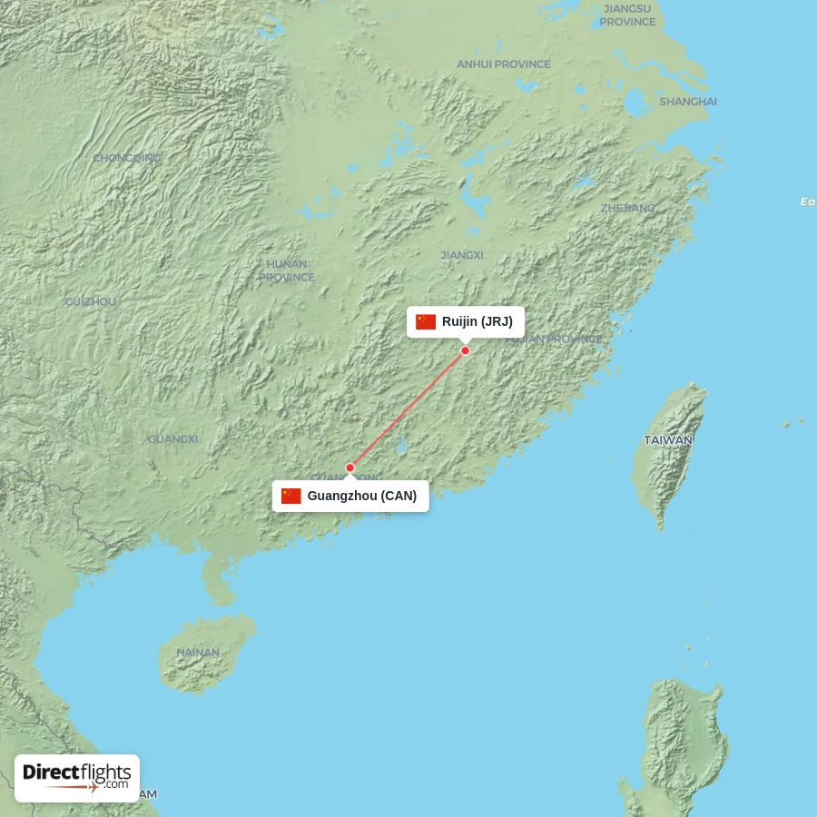 JRJ - CAN route map
