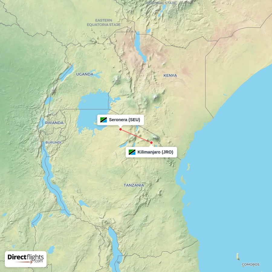 JRO - SEU route map