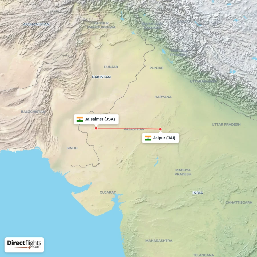 JSA - JAI route map