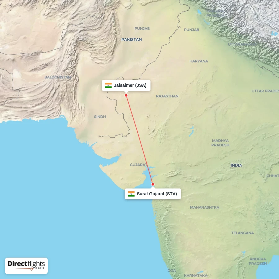 JSA - STV route map