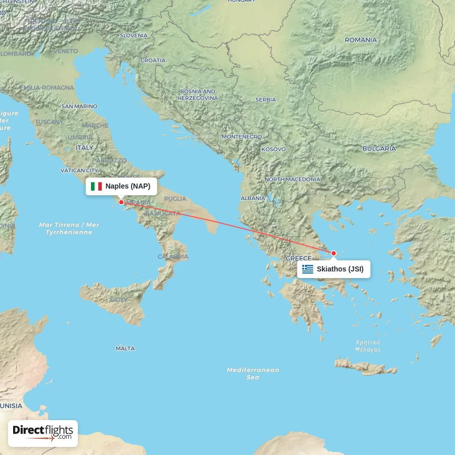 JSI - NAP route map