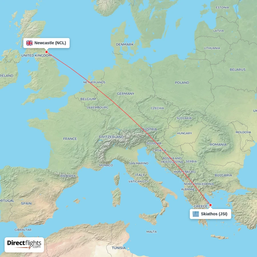 JSI - NCL route map