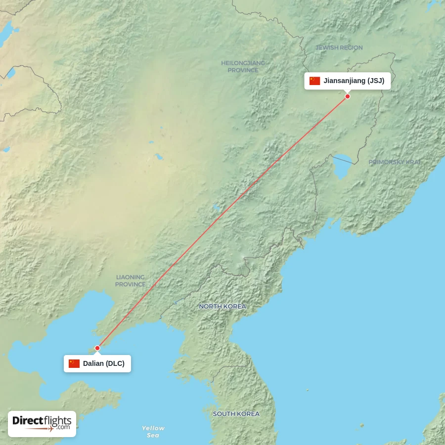 JSJ - DLC route map