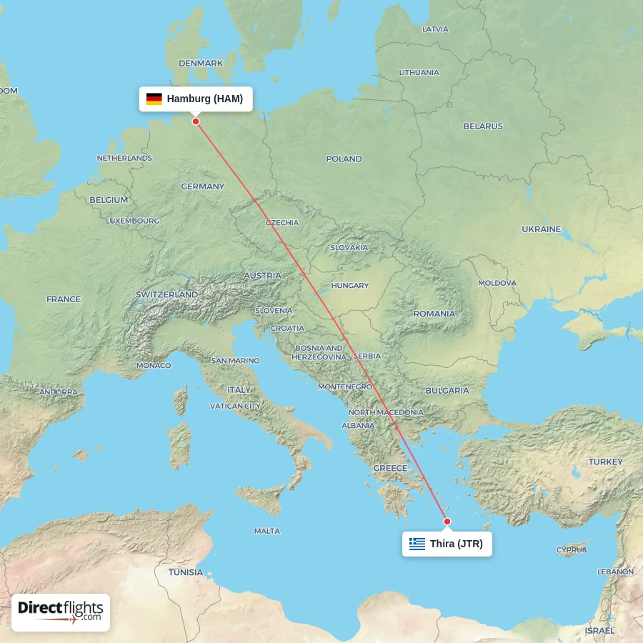 JTR - HAM route map