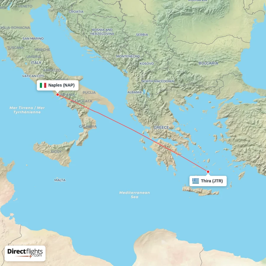 JTR - NAP route map