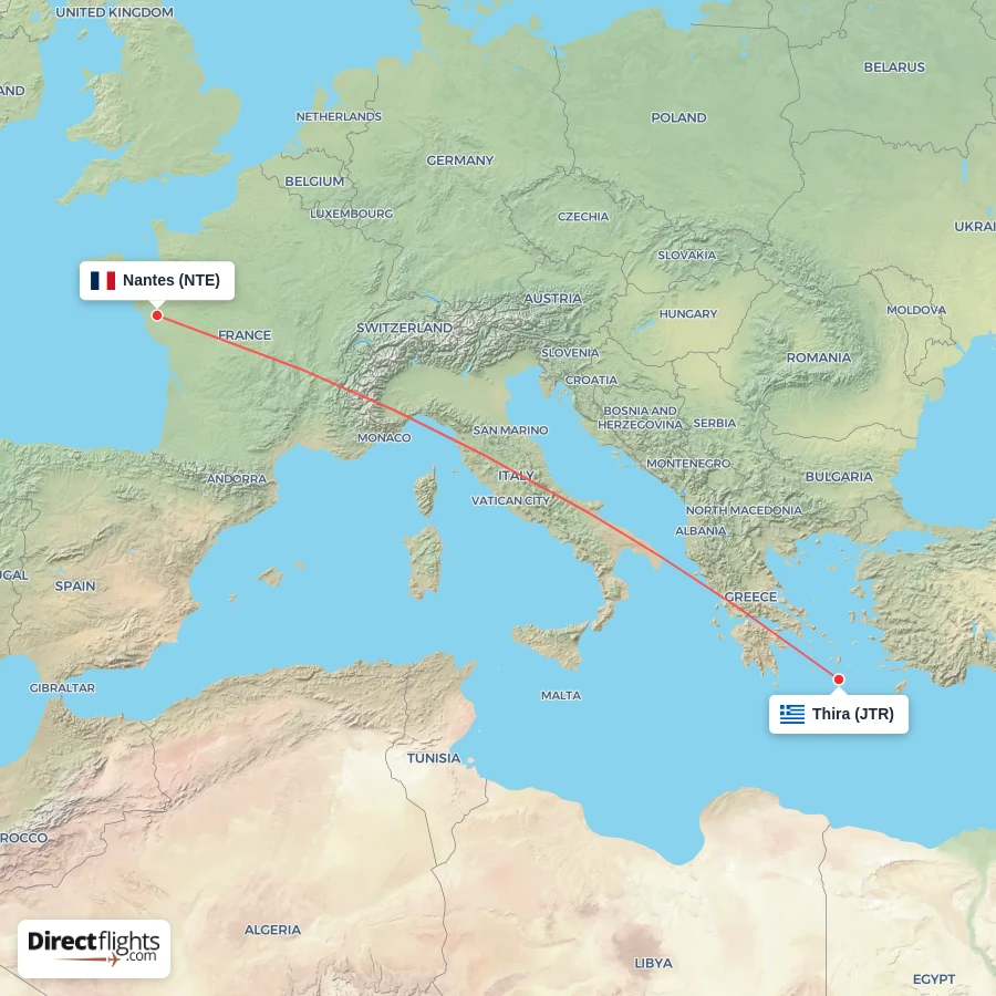 JTR - NTE route map