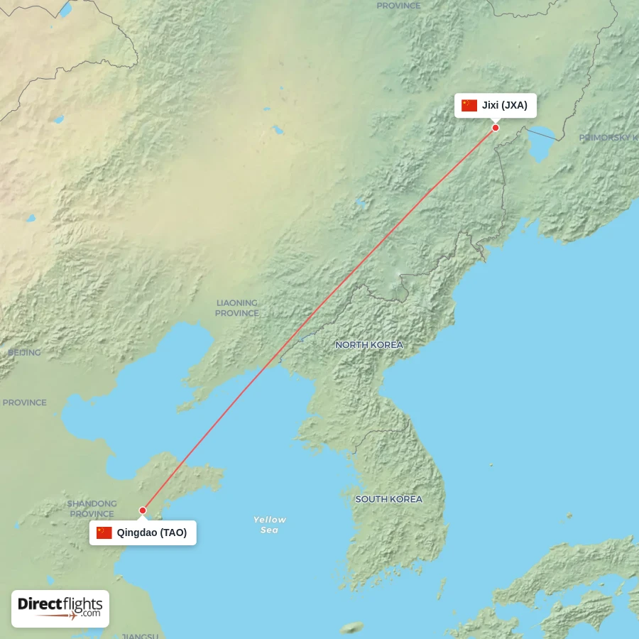 JXA - TAO route map
