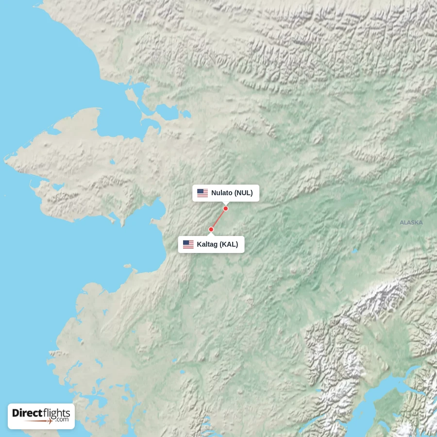 KAL - NUL route map