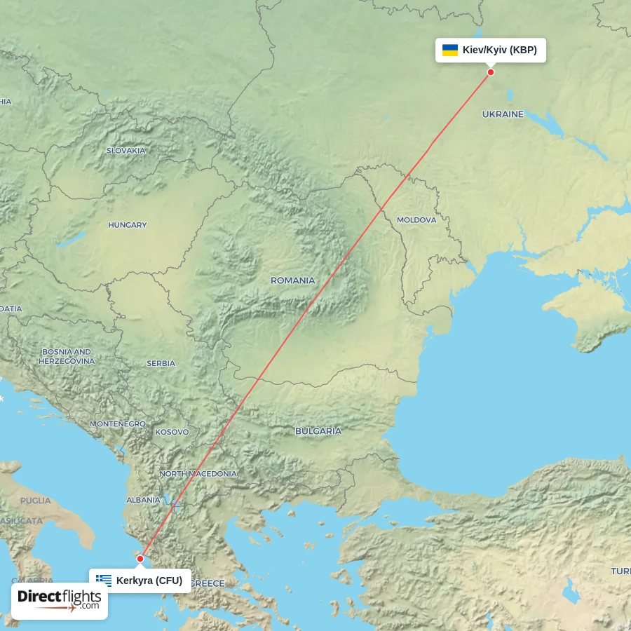 KBP - CFU route map