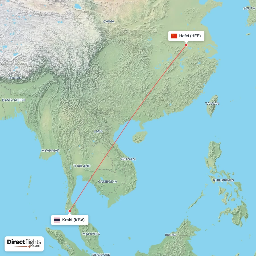 KBV - HFE route map