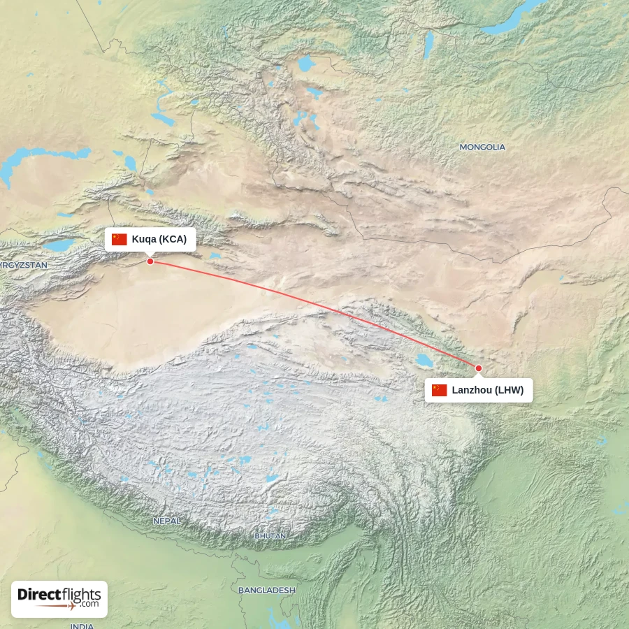 KCA - LHW route map