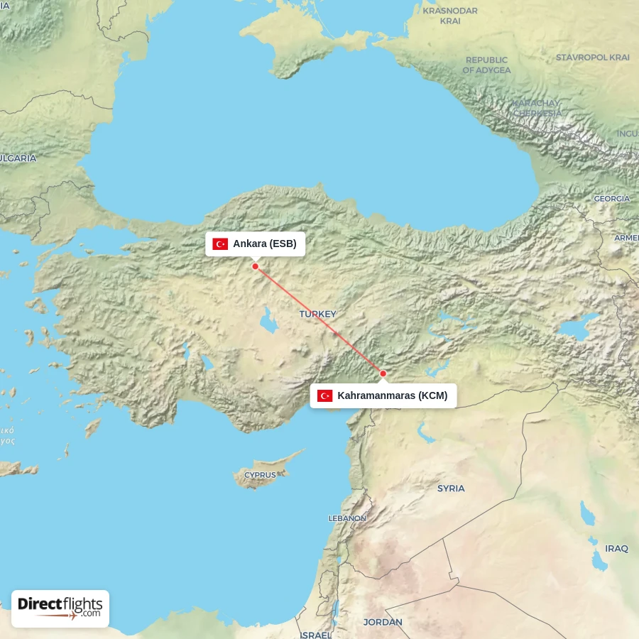 KCM - ESB route map