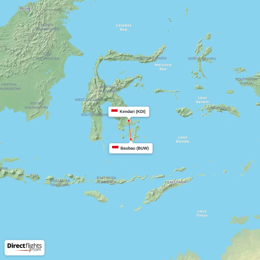 KDI - BUW route map