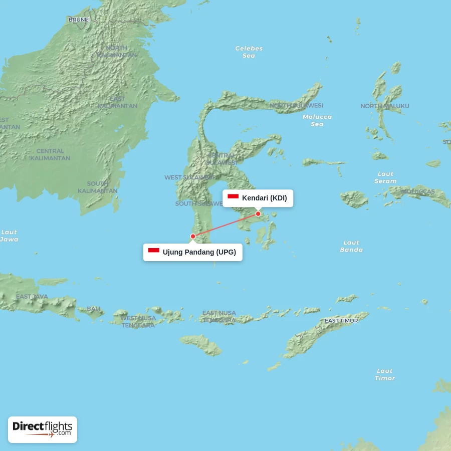 KDI - UPG route map