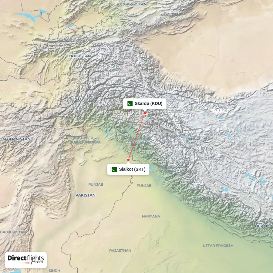 KDU - SKT route map