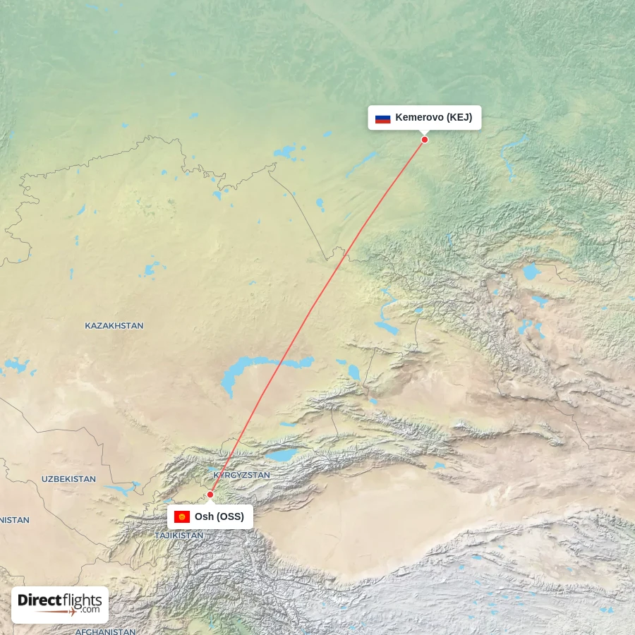 KEJ - OSS route map