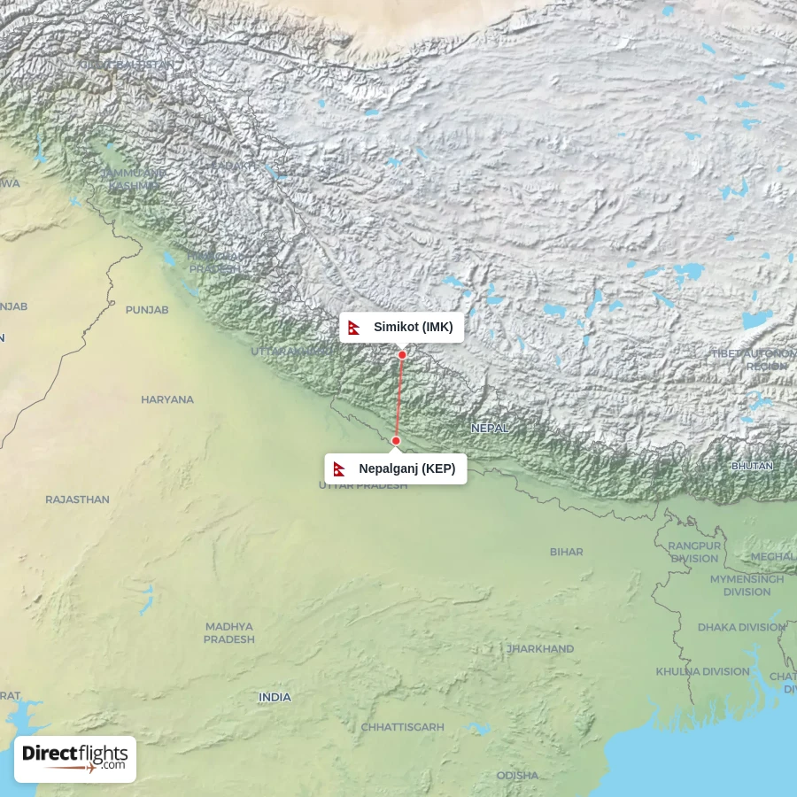 KEP - IMK route map