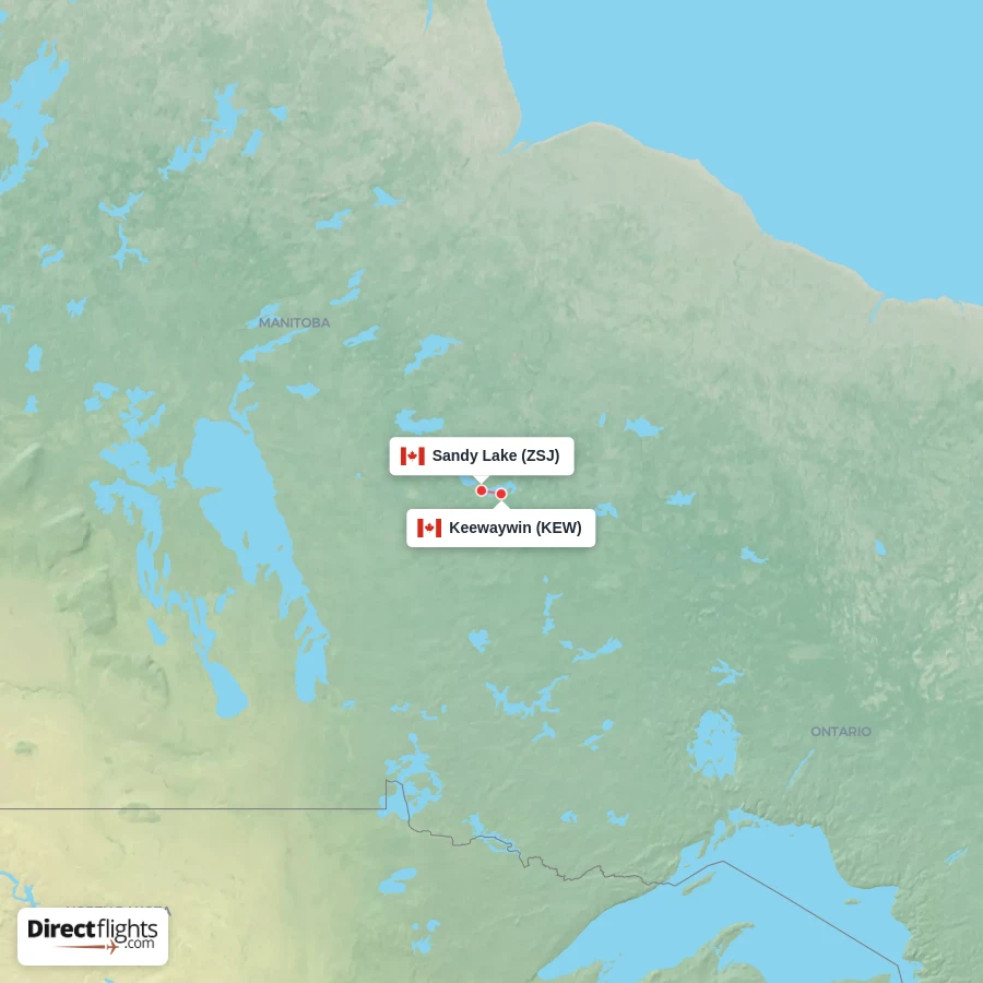 KEW - ZSJ route map