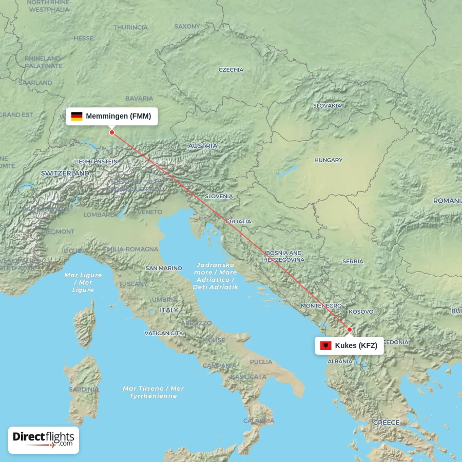 KFZ - FMM route map