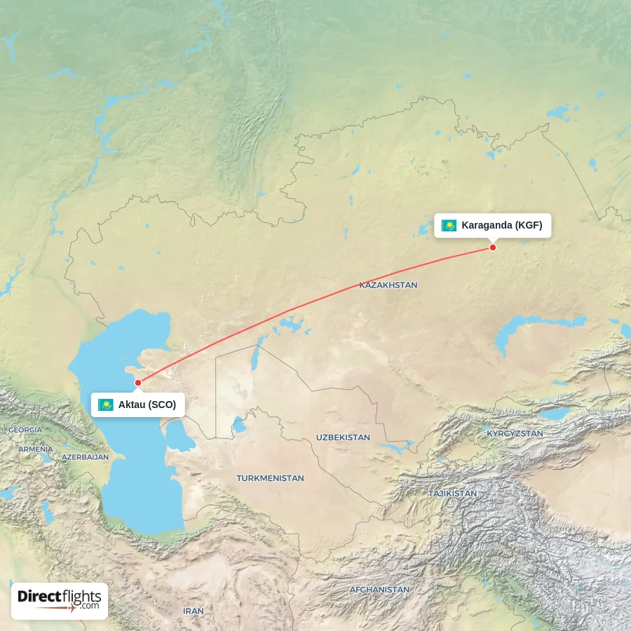 KGF - SCO route map