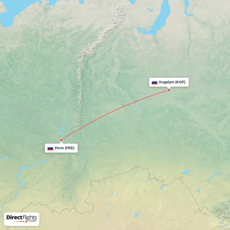 KGP - PEE route map