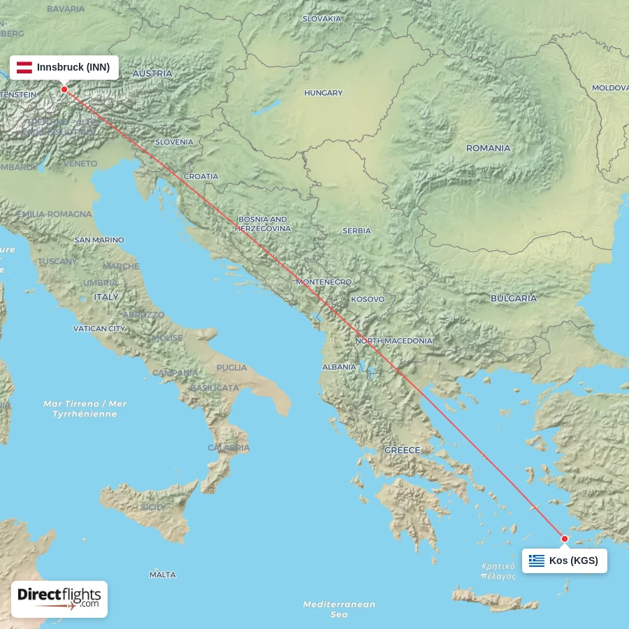 KGS - INN route map
