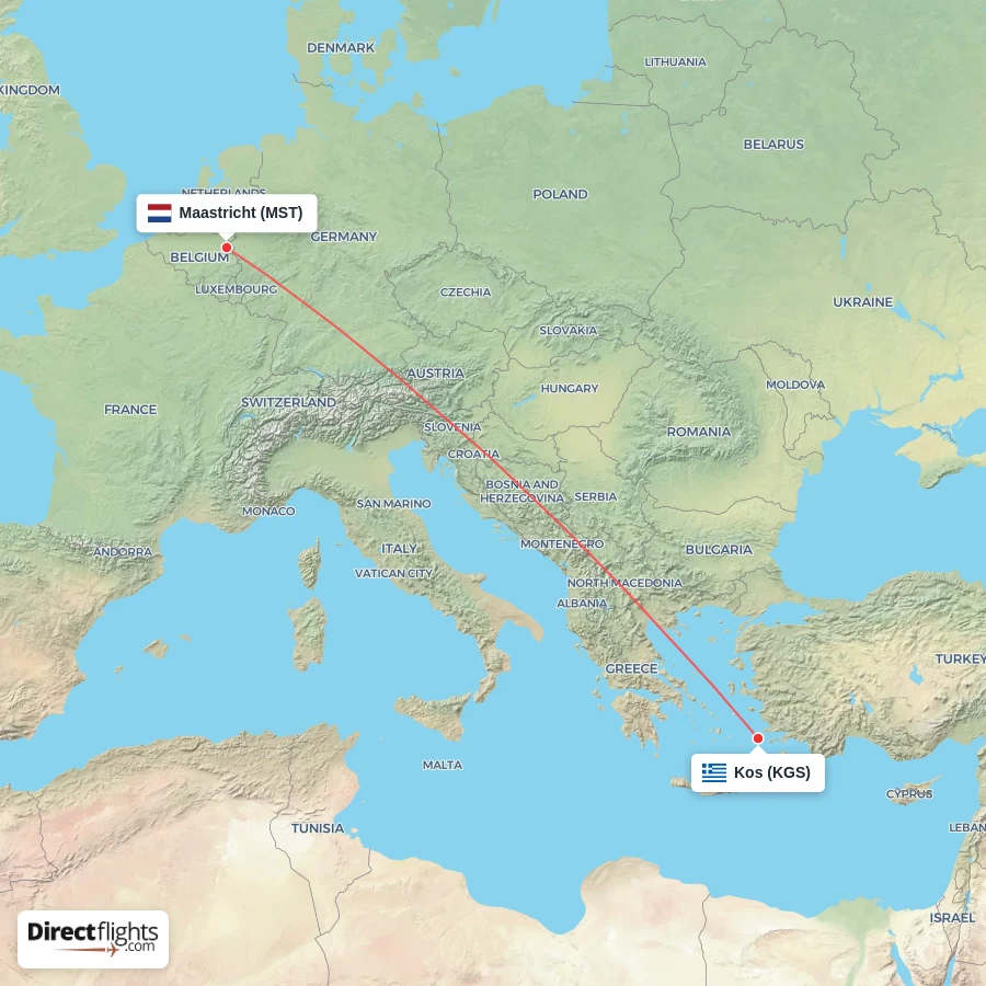 KGS - MST route map