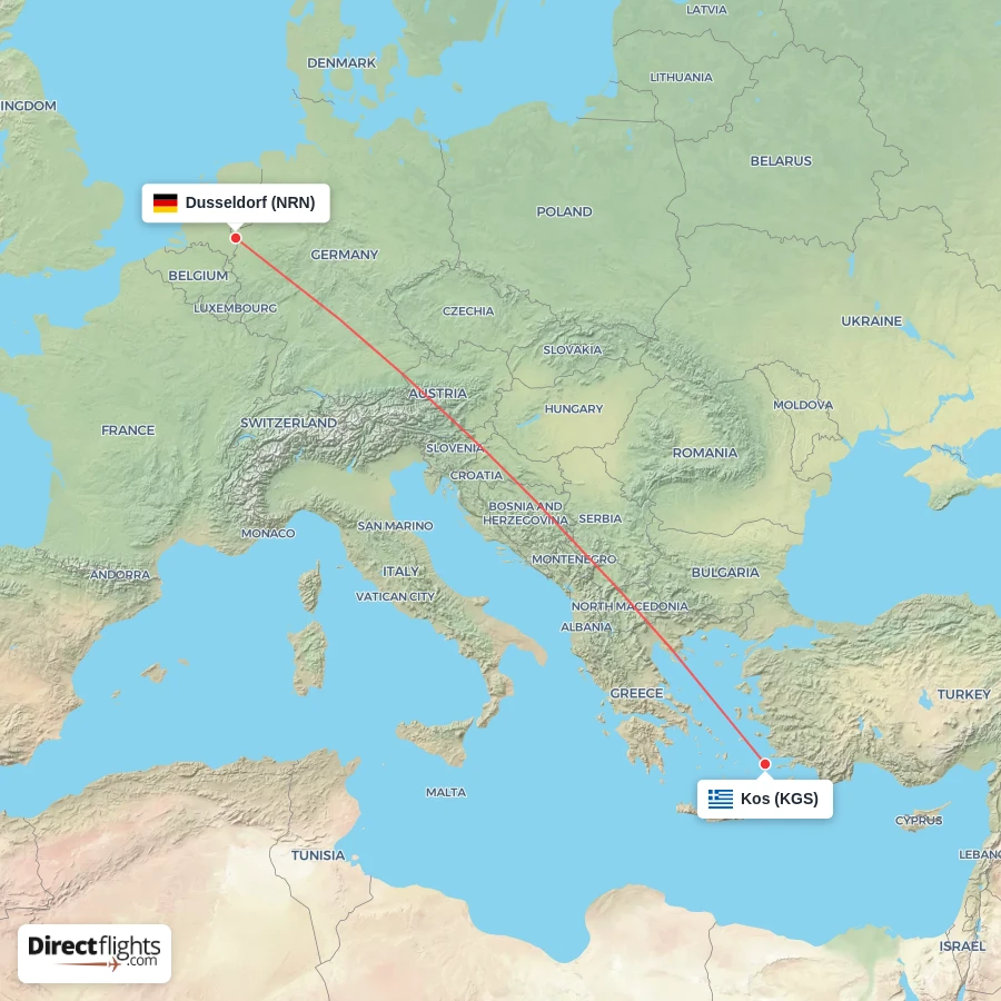 KGS - NRN route map