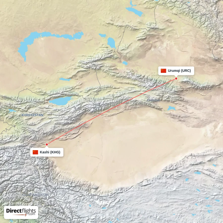 KHG - URC route map