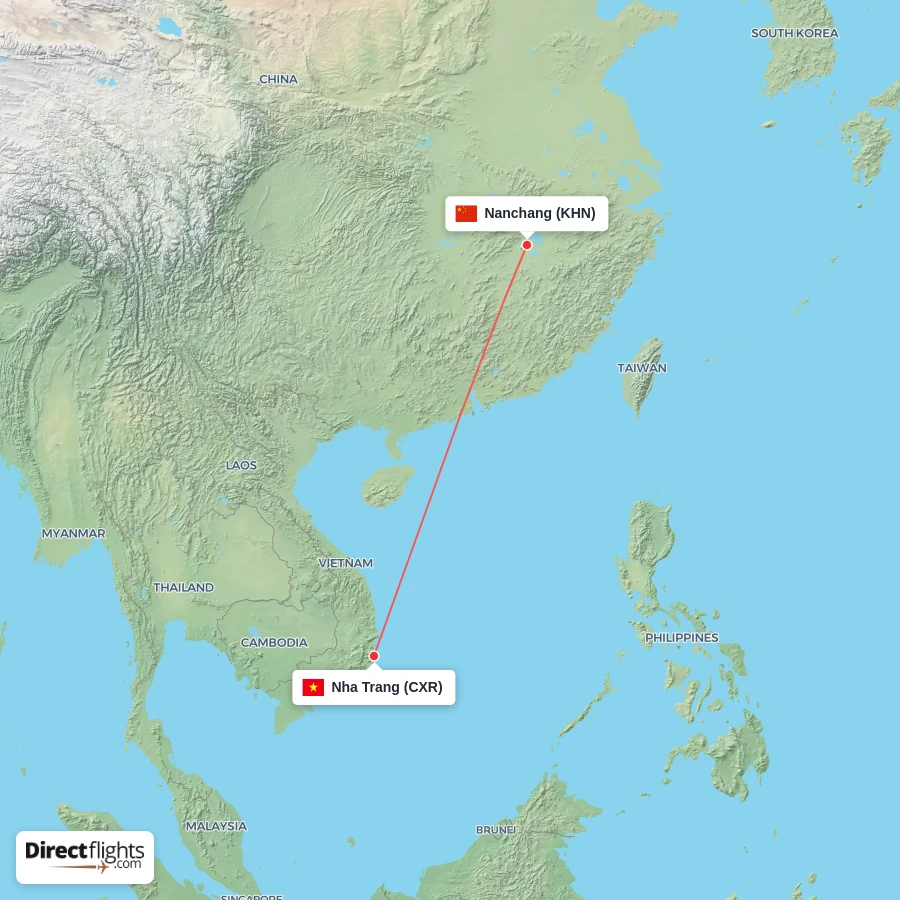 KHN - CXR route map