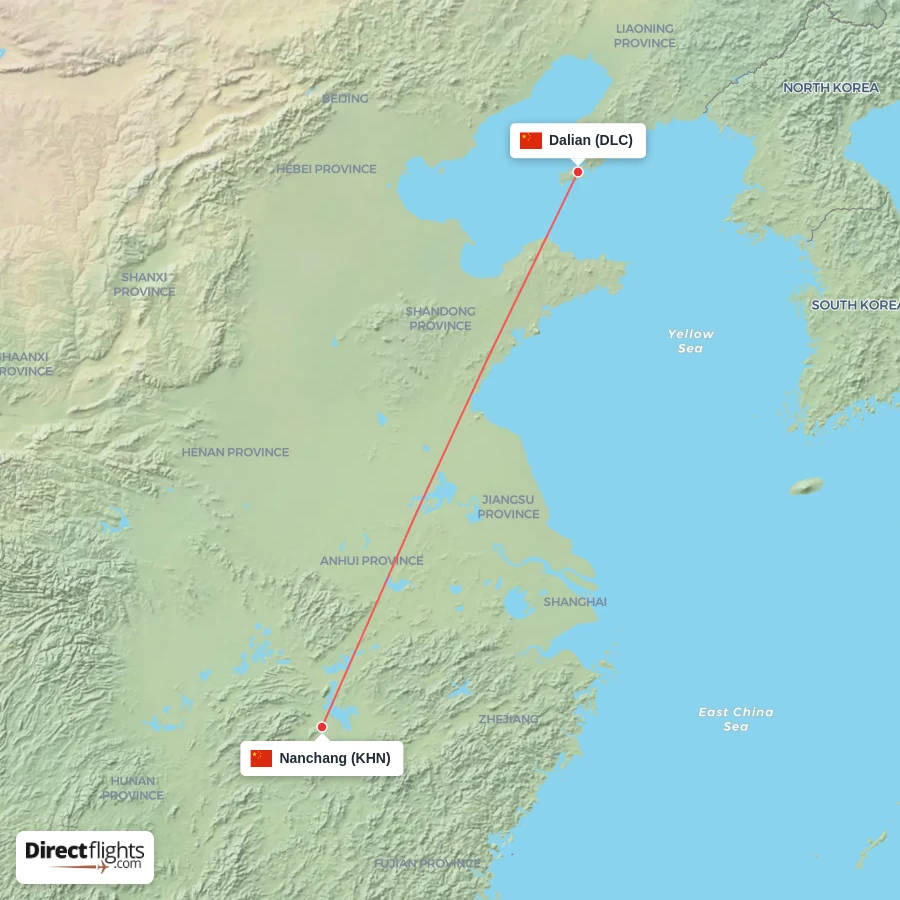 KHN - DLC route map
