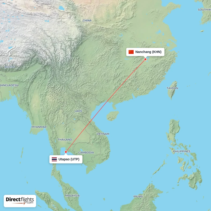 KHN - UTP route map