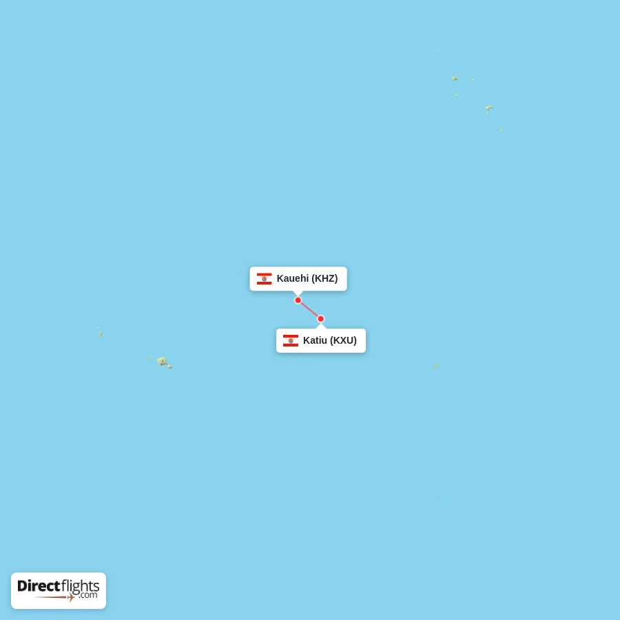 KHZ - KXU route map