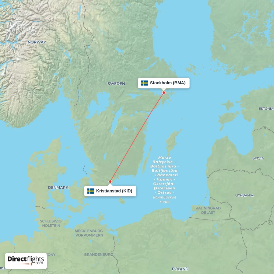 KID - BMA route map
