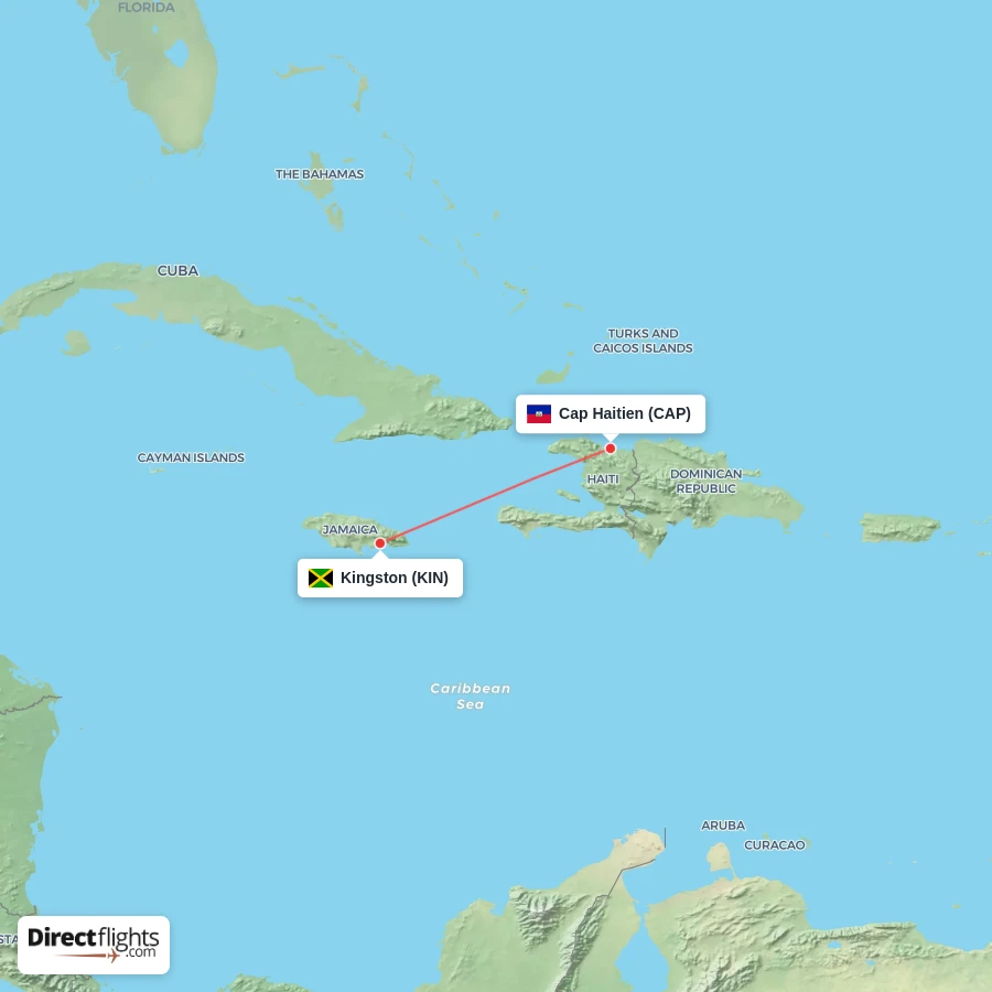 KIN - CAP route map