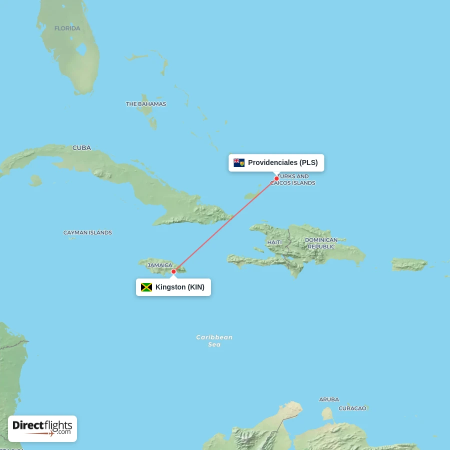 KIN - PLS route map