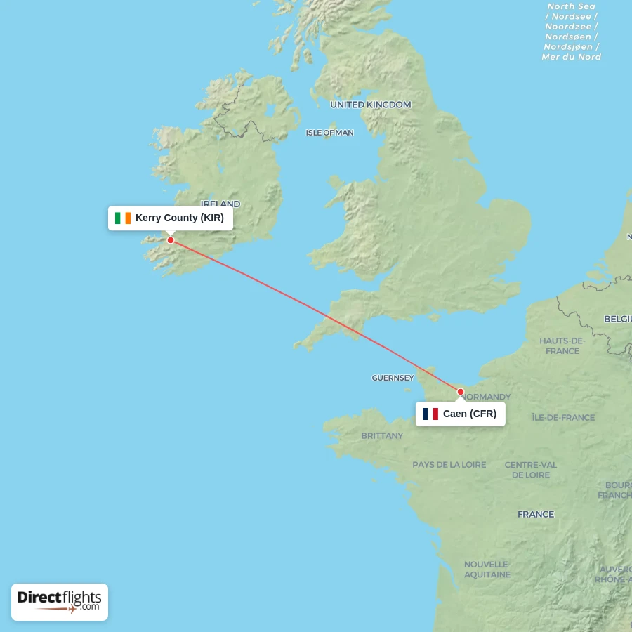 KIR - CFR route map