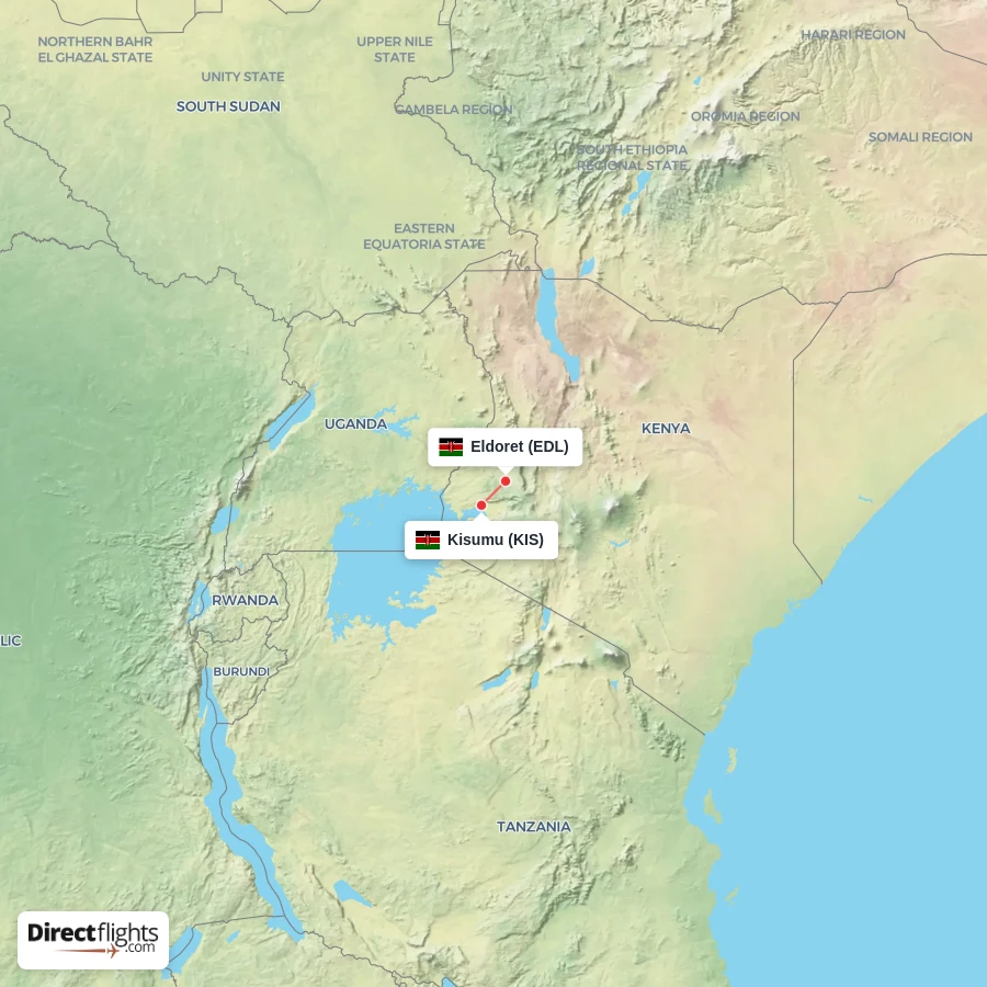 KIS - EDL route map